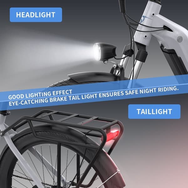 Elcykel för stad OneSport OT05, 27,5", 36V 250W motor, supportapp