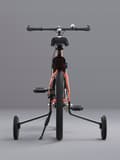 Miniatyrbillede 8 af 11: Pigecykel med pink bremser, støddæmper, LED, 16 tommer, forstærket