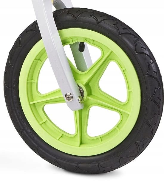 Toyz Zap Balanscykel 12" Grå, Grön Träcykel
