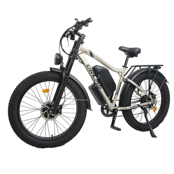 Elcykel ORLMS MX500 2000W, 60 km/h, 52V 25Ah, store 26x4.0 tommer dæk full suspension