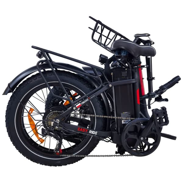 Elcykel BAOLUJIE DZ2030 500W, 40 km/h, 48V 13Ah, 20x4.0 tums Däck, hopfällbar,svart
