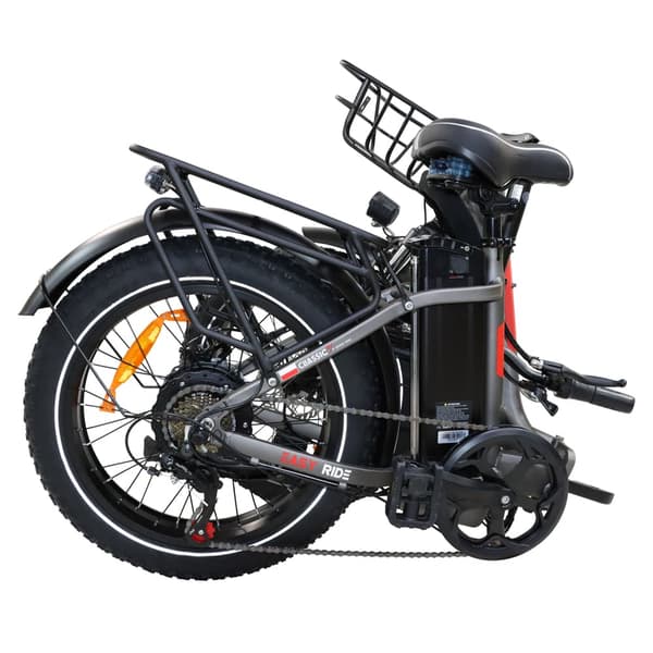 Sähköpyörä BAOLUJIE DZ2030 500W, 40 km/h, 48V 13Ah, 20x4.0 tuuman Renkaat, taitettava, harmaa