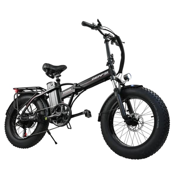 Sähköpyörä Gerpsi DZ-2002 750W, 45 km/h, 48V 13Ah, 20x4.0 tuuman renkaat, taitettava, musta