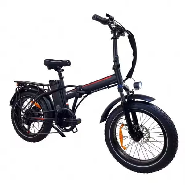 Elcykel BAOLUJIE DZ-2031 500W, 40 km/h, 48V 13Ah, 20x4.0 tommer dæk, sammenklappelig, sort