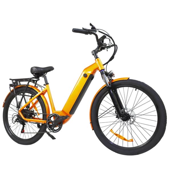 Sähköpyörä BAOLUJIE DS-2608 500W, 35 km/h, 48V 12Ah, 26x2.1 tuuman renkaat, oranssi