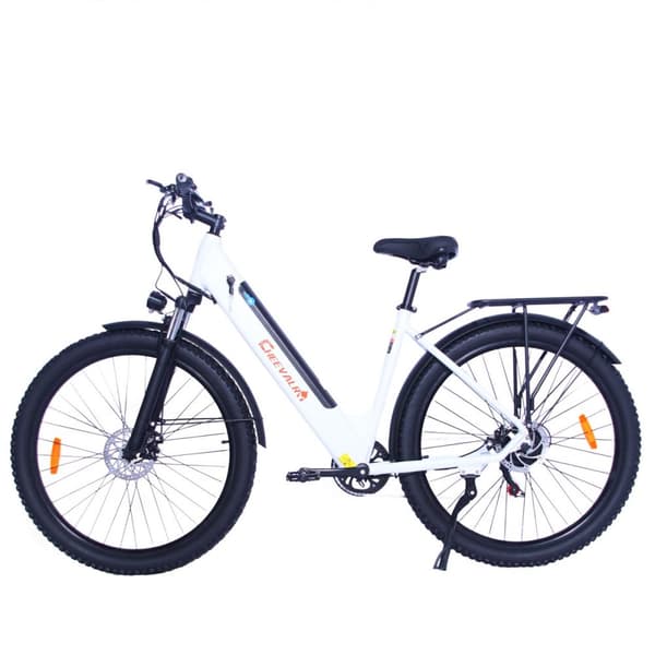 Kaupunkisähköpyörä CHEEVALRY C28, 29", Step-Thru, 250W 36V 17.5AH, Valkoinen