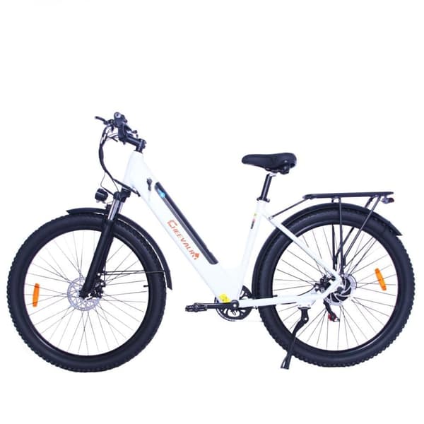 Kaupunkisähköpyörä CHEEVALRY C28, 29", Step-Thru, 250W 36V 17.5AH, Valkoinen