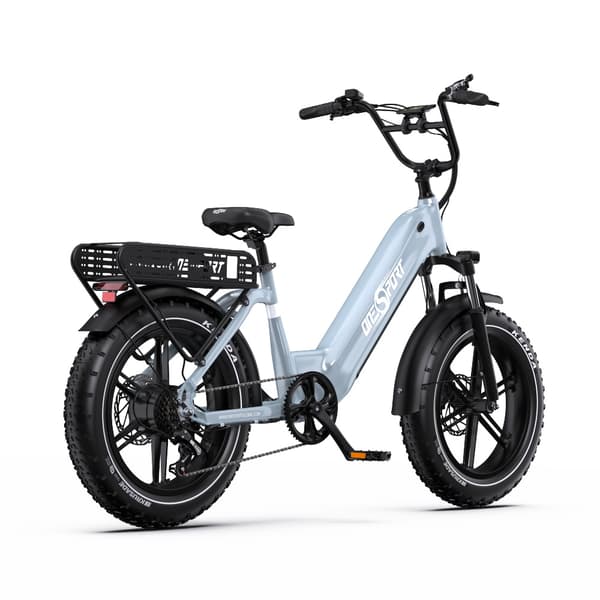 Onesport OT08 20'' sähköpyörä, jossa askellus, 500 W moottori, huippunopeus noin 40 km/h, 18 Ah akku, hydraulinen jarru, 7 vaihdetta, 20*4.0 rengas