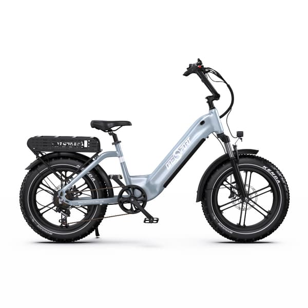 Onesport OT08 20'' sähköpyörä, jossa askellus, 500 W moottori, huippunopeus noin 40 km/h, 18 Ah akku, hydraulinen jarru, 7 vaihdetta, 20*4.0 rengas