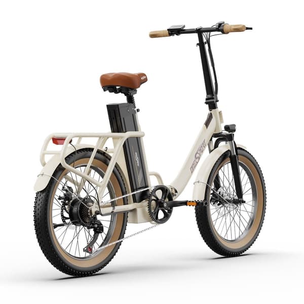 OneSport OT16-2 20'' city elcykel, 250W motor, 48V 17Ah batteri, foldbar, 60-120 km rækkevidde, Shimano 7-gear