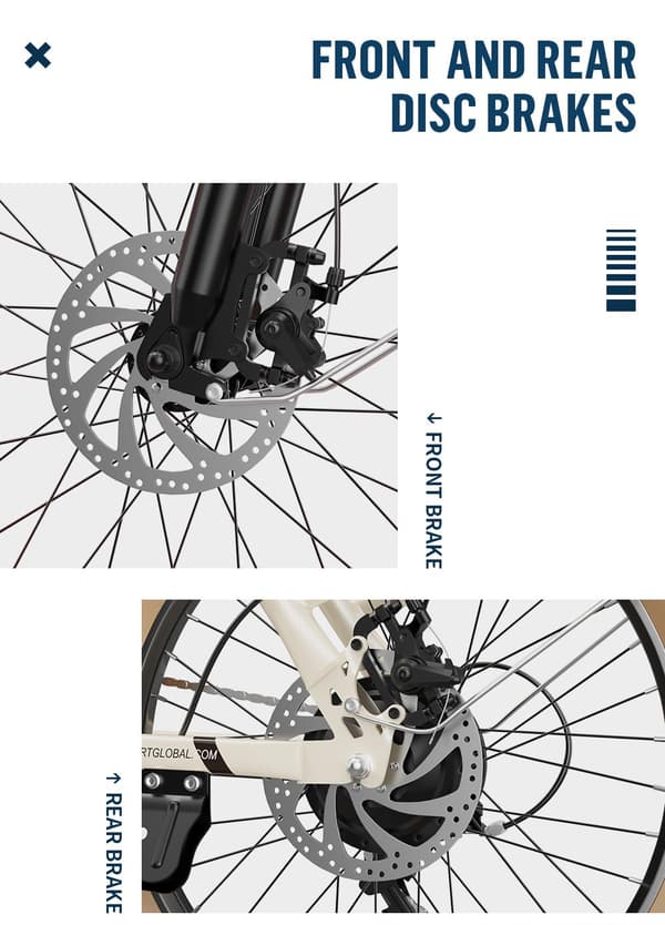 OneSport OT16-2 20'' city elcykel, 250W motor, 48V 17Ah batteri, foldbar, 60-120 km rækkevidde, Shimano 7-gear