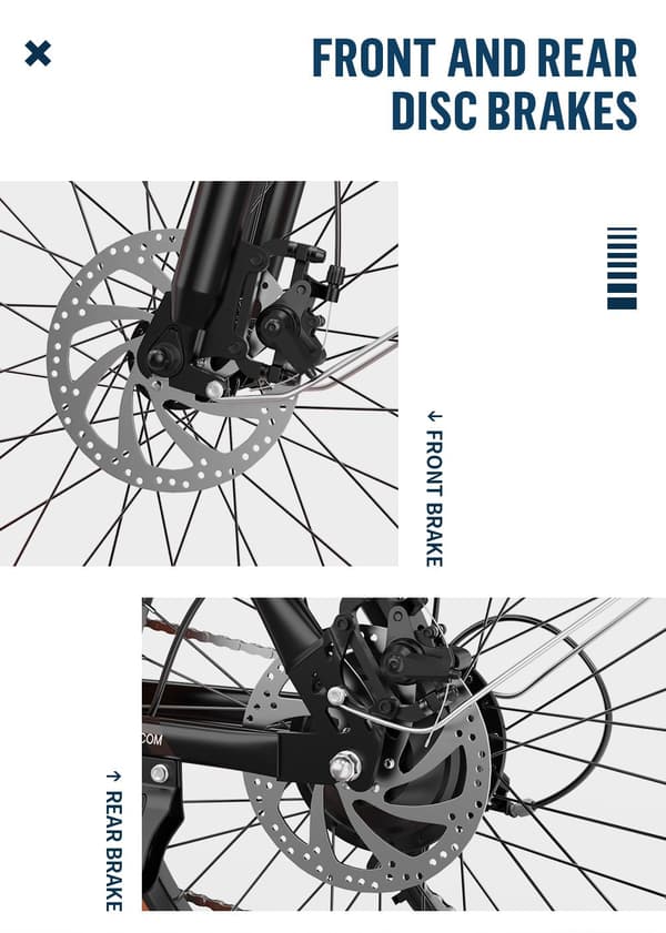 OneSport OT16-2 20'' city elcykel, 250W motor, 48V 17Ah batteri, foldbar, 60-120 km rækkevidde, Shimano 7-gear