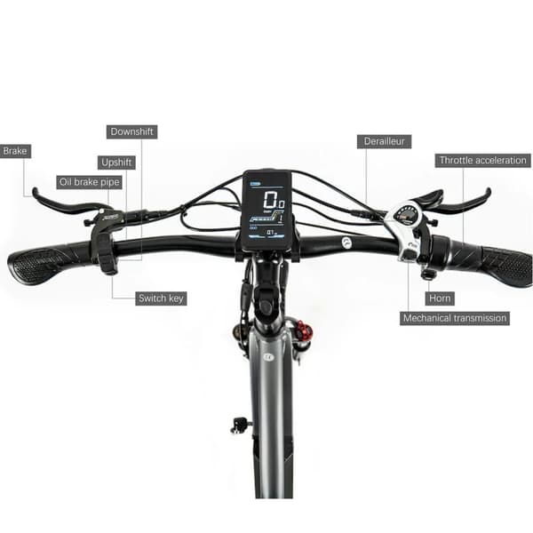 Sähköpyörä työmatkakäyttöön CMACEWHEEL L26, 26", 950W 48V 17Ah