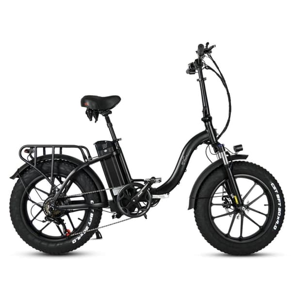 Taittuva sähköpyörä CMACEWHEEL Y20, 750W 48V 18Ah, paksut renkaat, musta