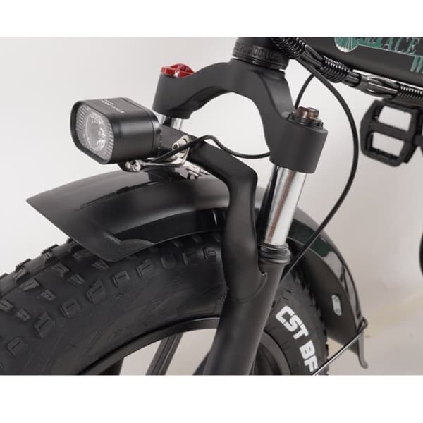 Sammenklappelig elektrisk fatbike CMACEWHEEL GW20, 750W 18Ah, sort