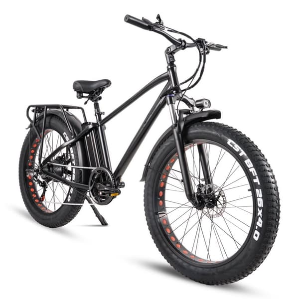 Fat Elcykel CMACEWHEEL KS26, 500W 864Wh, 26" El-Mountainbike