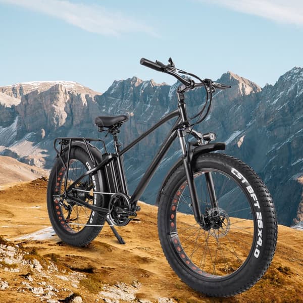 Fat Elcykel CMACEWHEEL KS26, 500W 864Wh, 26" El-Mountainbike