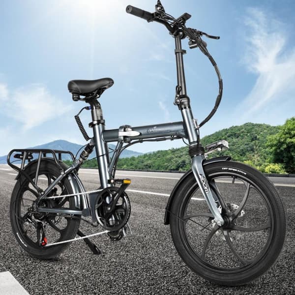 Sammenklappelig Elcykel CMACEWHEEL EM20, 350W 36V 12Ah, 20", Grå
