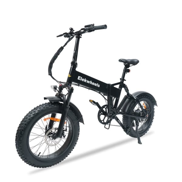 Elekwheels E5 sähköpyörä - 750W moottori, taitettava, nopeus 25km/h, toimintasäde 50-80km, musta