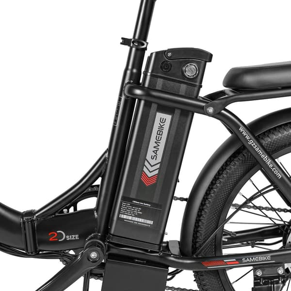 Taittuva sähköinen kaupunkipyörä SAMEBIKE CY20, 20" puolapyörä, 350W 36V 13Ah