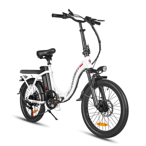 Taittuva sähköinen kaupunkipyörä SAMEBIKE CY20, 20" puolapyörä, 350W 36V 13Ah