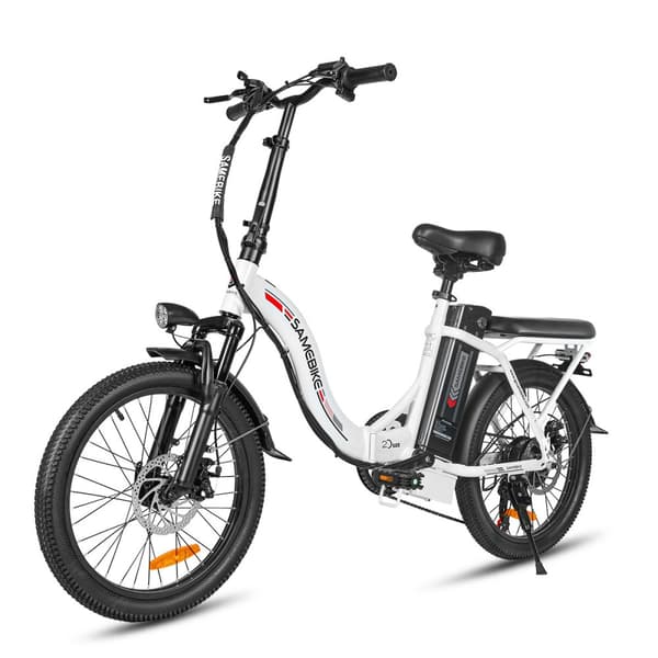 Taittuva sähköinen kaupunkipyörä SAMEBIKE CY20, 20" puolapyörä, 350W 36V 13Ah