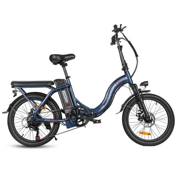 Taittuva sähköinen kaupunkipyörä SAMEBIKE CY20, 20" puolapyörä, 350W 36V 13Ah