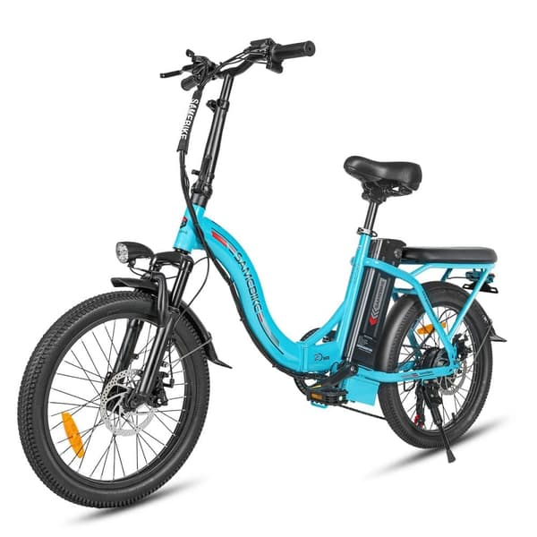Taittuva sähköinen kaupunkipyörä SAMEBIKE CY20, 20" puolapyörä, 350W 36V 13Ah
