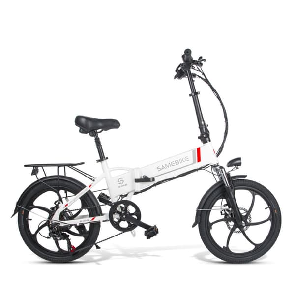 Kannettava taittuva sähköpyörä Samebike 20LVXD30, moottori 48V 350W, 20"