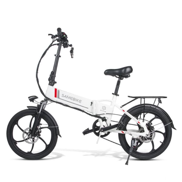 Kannettava taittuva sähköpyörä Samebike 20LVXD30, moottori 48V 350W, 20"