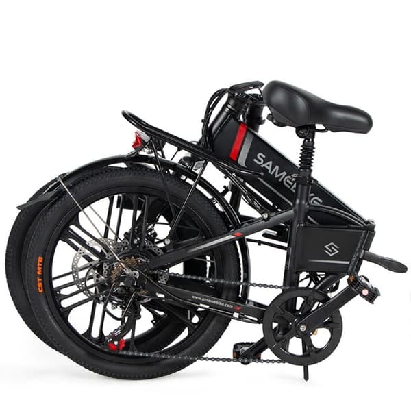 Taitettava sähköinen vaelluspyörä Samebike 20LVXD30-II, moottori 350 W, 20", 48 V 10,4 Ah akku
