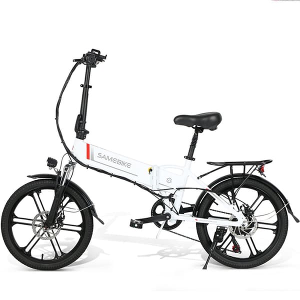 Taitettava sähköinen vaelluspyörä Samebike 20LVXD30-II, moottori 350 W, 20", 48 V 10,4 Ah akku