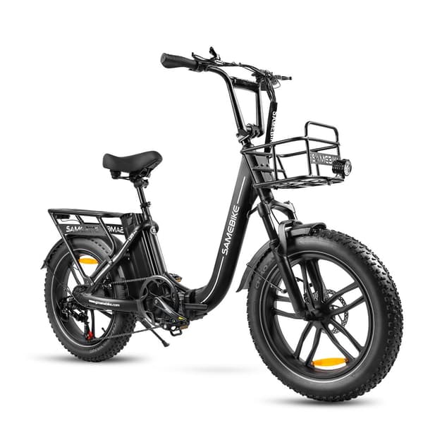 Taittuva sähköpyörä SAMEBIKE C05 Pro, läpiajettava, 36V 500W moottori, paksut renkaat
