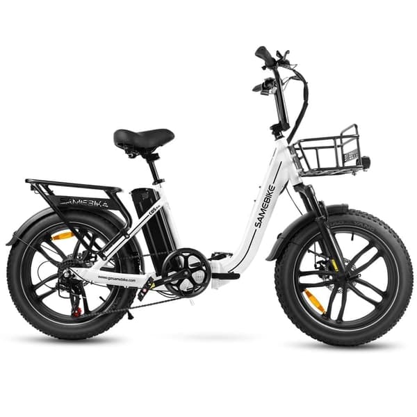 Taittuva sähköpyörä SAMEBIKE C05 Pro, läpiajettava, 36V 500W moottori, paksut renkaat