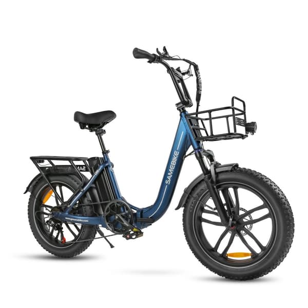 Taittuva sähköpyörä SAMEBIKE C05 Pro, läpiajettava, 36V 500W moottori, paksut renkaat