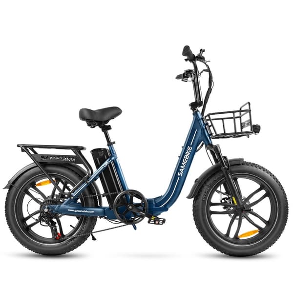 Taittuva sähköpyörä SAMEBIKE C05 Pro, läpiajettava, 36V 500W moottori, paksut renkaat