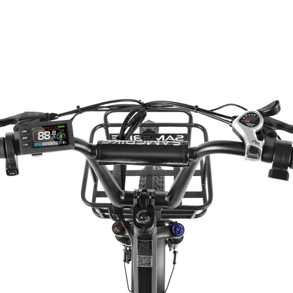 Taittuva sähköpyörä SAMEBIKE C05 Pro, läpiajettava, 36V 500W moottori, paksut renkaat
