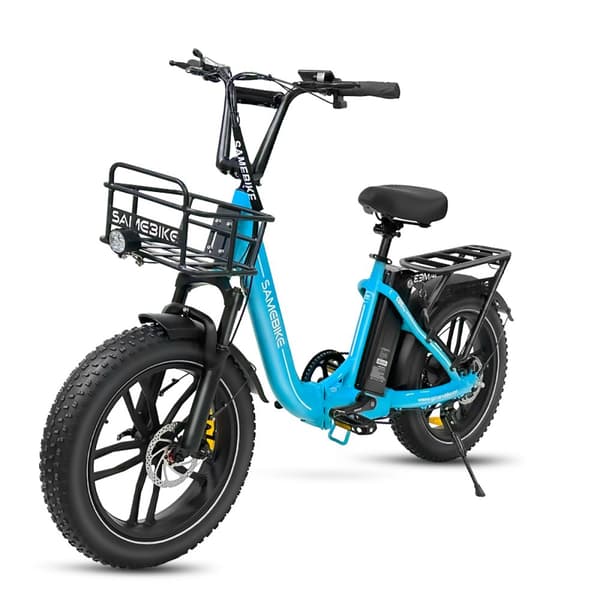 Taittuva sähköpyörä SAMEBIKE C05 Pro, läpiajettava, 36V 500W moottori, paksut renkaat