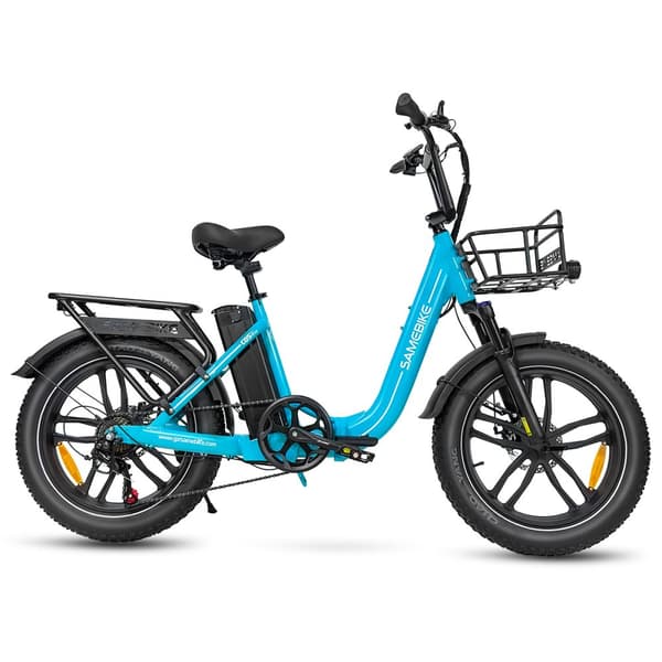 Taittuva sähköpyörä SAMEBIKE C05 Pro, läpiajettava, 36V 500W moottori, paksut renkaat