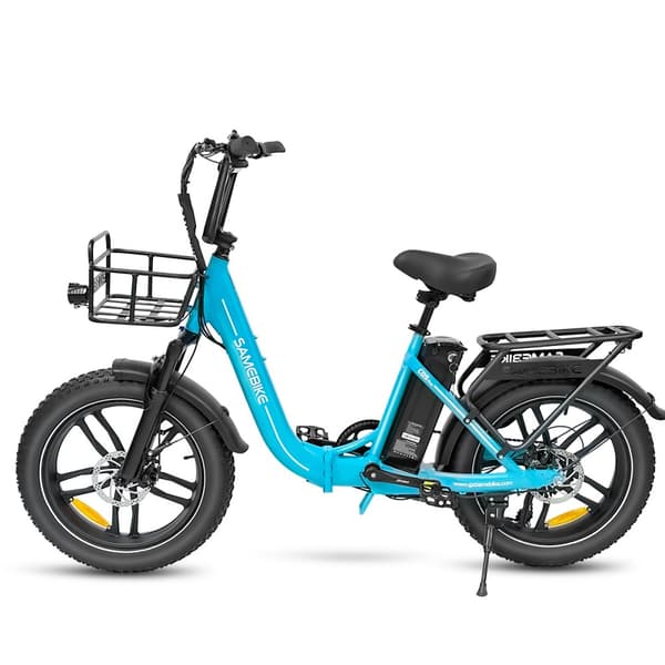Taittuva sähköpyörä SAMEBIKE C05 Pro, läpiajettava, 36V 500W moottori, paksut renkaat