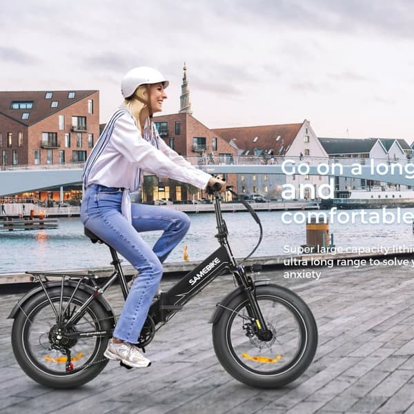 Sammenklappelig elcykel SAMEBIKE LOTDM200-II, Motor 750W 48V, Smart NFC