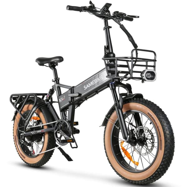 Sähkömaastopyörä SAMEBIKE XWLX09-II, moottori 1000 W, akku 48 V 15 Ah, kokoontaitettava