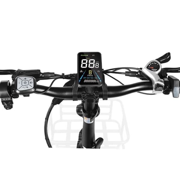 Sähkömaastopyörä SAMEBIKE XWLX09-II, moottori 1000 W, akku 48 V 15 Ah, kokoontaitettava