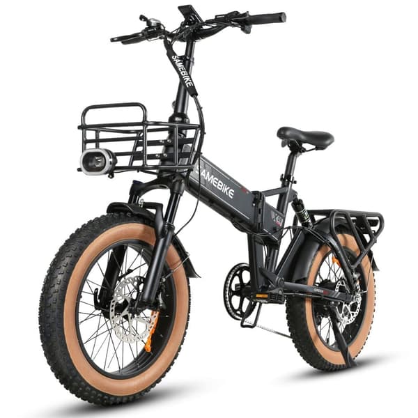 Sähkömaastopyörä SAMEBIKE XWLX09-II, moottori 1000 W, akku 48 V 15 Ah, kokoontaitettava