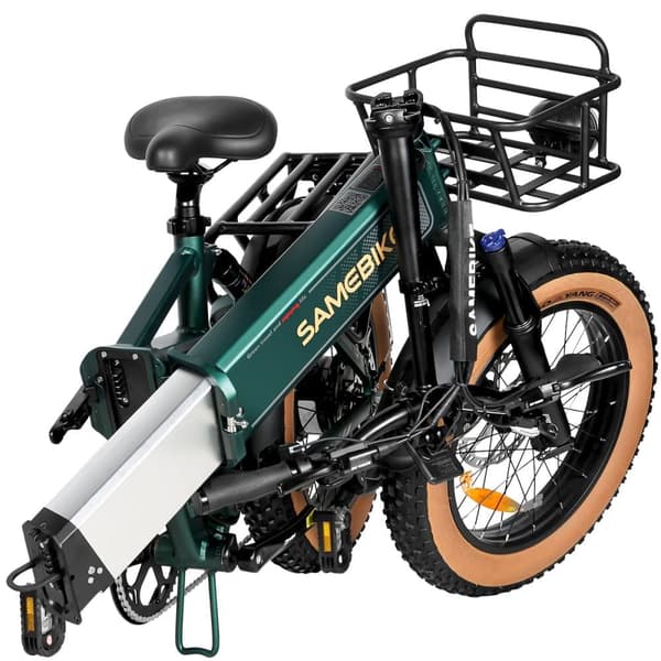 El-mountainbike SAMEBIKE XWLX09-II, Motor 1000W, Batteri 48V 15Ah, Hopfällbar