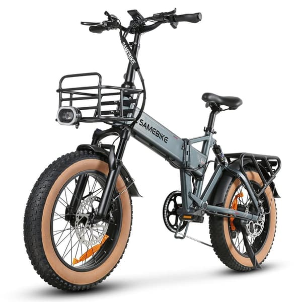 Sähkömaastopyörä SAMEBIKE XWLX09-II, moottori 1000 W, akku 48 V 15 Ah, kokoontaitettava