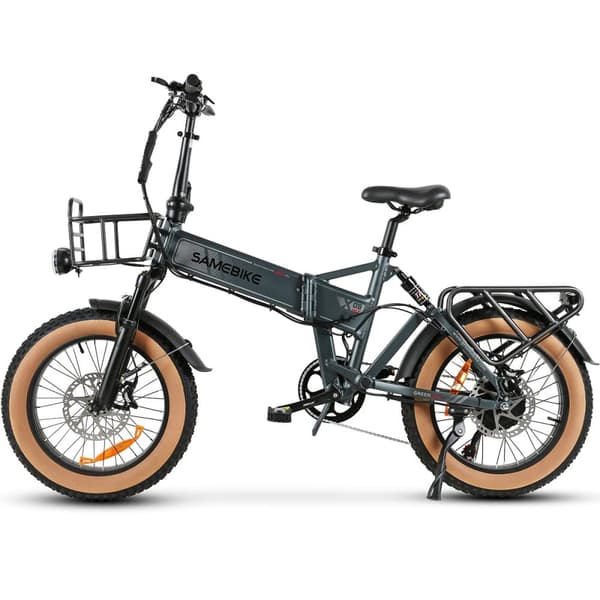 Sähkömaastopyörä SAMEBIKE XWLX09-II, moottori 1000 W, akku 48 V 15 Ah, kokoontaitettava