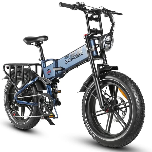 Sammenklappelig offroad-elcykel SAMEBIKE RS-A02, motor 1200W, fuld affjedring