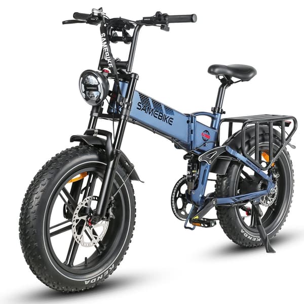 Sammenklappelig offroad-elcykel SAMEBIKE RS-A02, motor 1200W, fuld affjedring