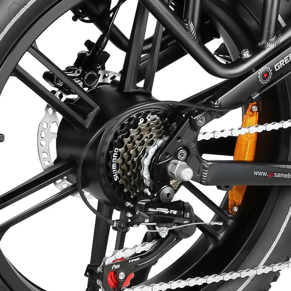 Sammenklappelig offroad-elcykel SAMEBIKE RS-A02, motor 1200W, fuld affjedring